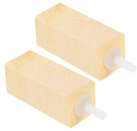 DINHEAROM 2 Piezas de Piedra Difusora de Aire para Acuarios de Agua Salada, Skimmer de Proteínas Burbujas Finas, Herramienta Burbujeadora Compacta para Peceras y Sistemas Hidropónicos