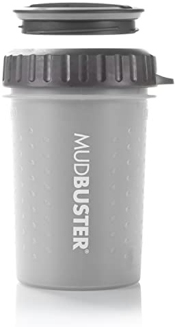 Dexas Lidded MudBuster Medium Light Grey
