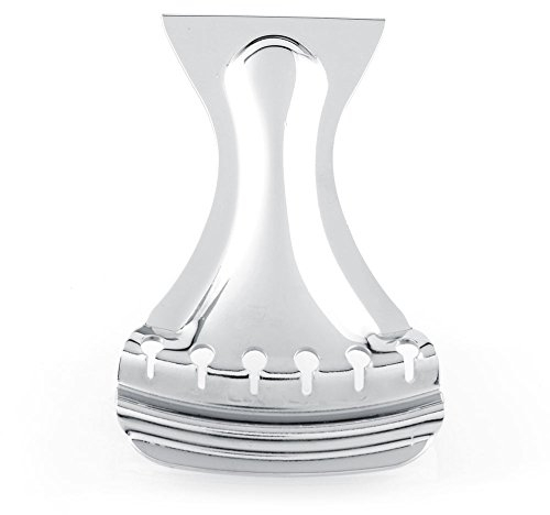 Alnicov Dobro Saitenhalter Saitenhalter aus Zinklegierung für 6 Saiten Dobro Resonator Guitar Chrome