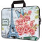 11 11.6 12 12.1 12.5 inch Laptop Carrying Bag Chromebook Case Notebook Ultrabook Bag Tablet Cover Neoprene Sleeve Fit Apple MacBook Air Samsung Google Acer HP DELL Lenovo Asus (Tower Flower)