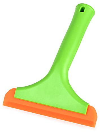 Gomake Small Silicone Squeegee Window Shower Squeegee,Auto Water Blade Squeegee for Shower Glass Door,Car Windshield, Window, Mirror, Bathroom,Countertop Cleaning