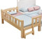 WAEYZ Betten Nähen, Plattform aus Holz Bettrahmen, Matratze Spleißen Erweiterung Kinderbett für Erwachsene, Kinder, Jugendliche, Schlafzimmermöbel (Color : Style 1, Size : 150x80x40cm)