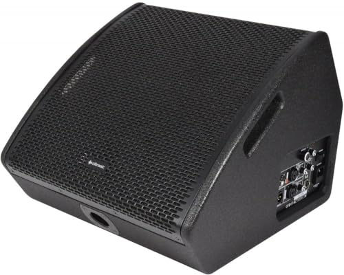 Citronic CM12A | CM-Series Active Wedge Monitors inc. Bluetooth | 600W Peak Power, Black