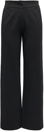 ONLY Pantalones de Traje Femenino ONLPOPTRASH Corte Recto Pantalones de Traje, Negro, M / 30L