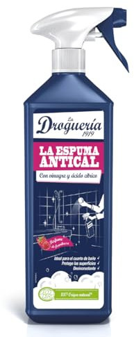 Espuma Antical Ecológica con Vinagre y Ácido Cítrico - 750mL - Espuma Duradera Ideal para Superficies Verticales - Desincrustante Baños y Cocinas