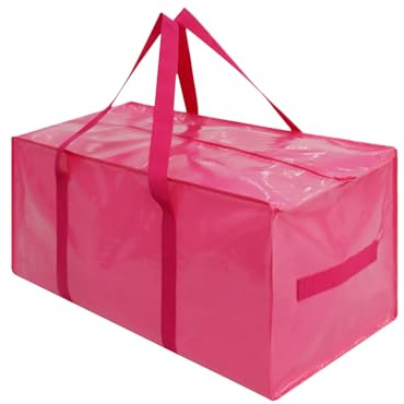 Zegaqae Compartimentos de almacenamiento - Edredones de almacenamiento - Ahorro de espacio Organizador grande Contenedor impermeable con cremalleras y asas de transporte para dormitorio, ropa