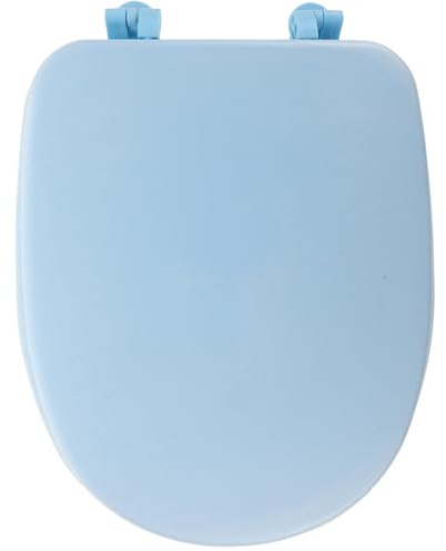 Generico Copriwater in Schiuma Morbida Imbottito per Water Standard Sedile Wc Coperchio Facile da Installare e Resistente per Bagno Domestico