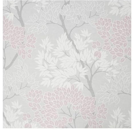 Fresco Lykke Tree Pink Floral Wallpaper | Pink Floral Wallcovering | Eco-Friendly Wallpaper