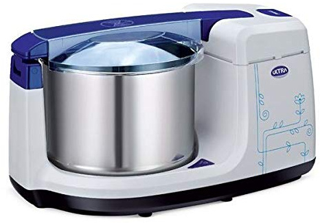 Ultra Bigg+ 2.5 Liter Tabletop Stone Wet Grinder With Atta Kneader, 110-volt For USA & Canada