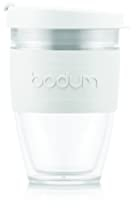 BODUM Taza de viaje JOYCUP 11889-913S de doble pared con tapa de rosca, 0,25 L, plástico, color blanco roto