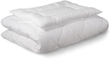 Ehrenkind® Kinder-Steppbetten-Set 4 Jahreszeiten Kochfest | Kinder-Decke + Kissen | Standard 100 by Oeko-TEX | Decke 100x135 cm Kissen 40x60 cm