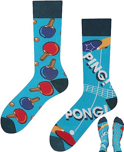 Todo Colours - Calcetines divertidos, multicolores, curiosos, con motivos alegres y llamativos, con mensajes en distintos idiomas, 43-46