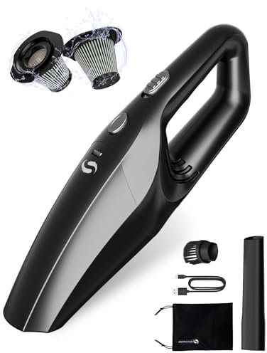 SERVOMASTER Handheld Vacuum Cleaner, Hand Held Vacuum Cordless 12000Pa Powerful Suction