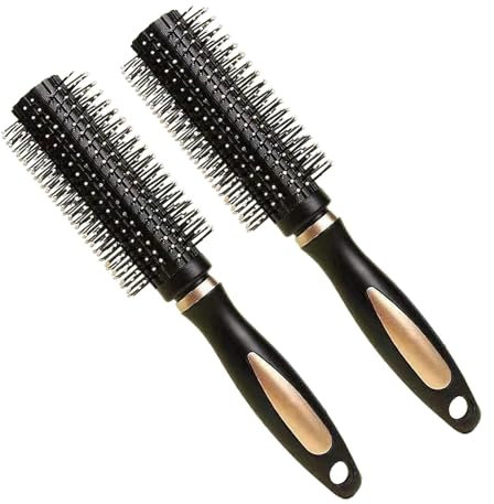 NVTEGR Round Hair Brush for Styling, Creating and Smoothing Curly or Wavy Hair with Dryer and Appliances