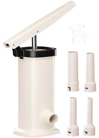 Relleno de salchichas, máquina casera para hacer salchichas de polipropileno de alimenticio, máquina de llenado rápido de carne, relleno de salchichas resistente, relleno de salchichas de gran