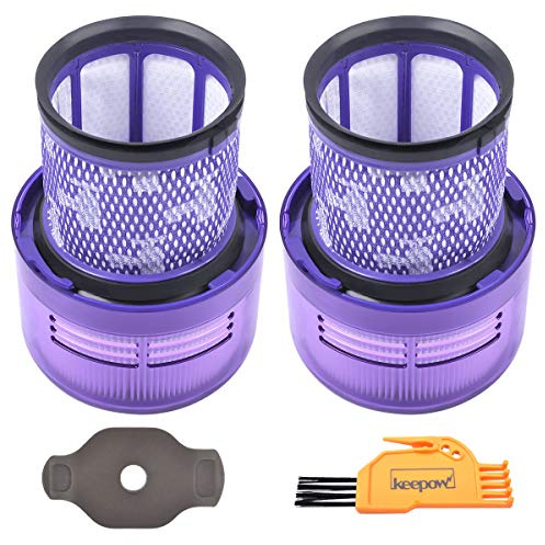 KEEPOW V11 Filter für Dyson, Filter für Dyson V11 V15, 2 Stück Ersatz Filter für SV14 SV17 SV22 Absolute Animal Detect Extra Pro Torque Drive Staubsauger, 970013-02
