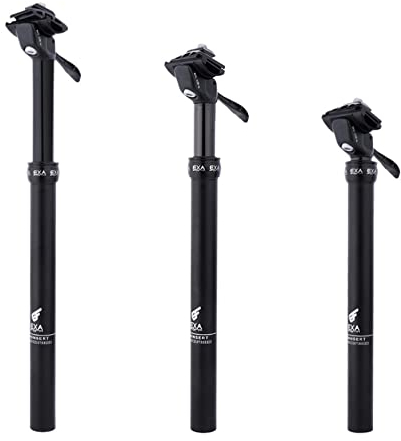 EXA Form verbesserte Speed Up 27,2 mm kabellose hydraulische Tropfer-Sattelstütze, 120 mm Reise-Tropfstütze für MTB/E-Bike/Rennrad, 27,2 mm x 450 mm