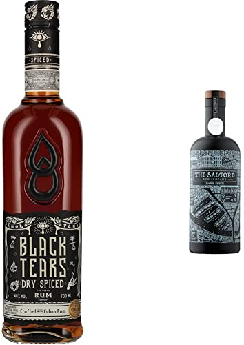 Black Tears Spiced Rum 70cl & The Salford Dark Spiced Rum, 70cl