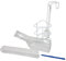 FabaCare Urinal für Männer mit Korb und Bürste, Urinflasche, Urinhilfe, Urinente, Betturinal, Urinalflasche, Urin-Ente, Inkontinenz-Urinal, Inkontinenz-Hilfe, mobiles Urinal, mobile Urinalhilfe