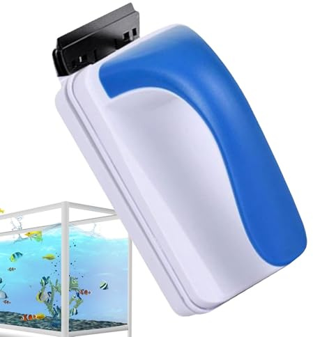 Limpiador de cristales magnético para acuarios, limpiador magnético de acuario, herramienta de limpieza de imanes de algas para acuarios, limpiador magnético flotante para acuarios