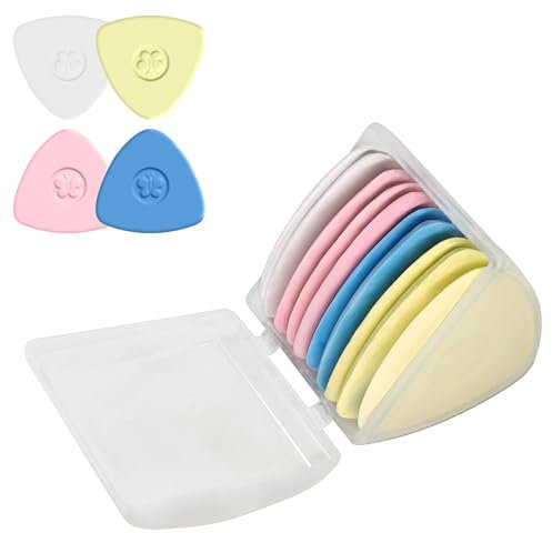 YOURKAY Schneiderkreide, 10 PCS Nähkreide Stoffkreide Dreieckschneiderkreide, Stoffmarkierungskreide, zum Schneidern, Nähen, Herstellen, Stoffmarkieren DIY-Kleidungsherstellung (4 Farben)