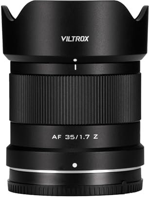 VILTROX 35mm f1.7 Z, AF 35mm F1.7 Z-Mount para Nikon Z Mount, Auto Focus APS-C Z Mount Lens for Nikon Z7 II Z FC Z6 II Z50 II Z6 III Z6 Z7 Z30