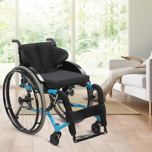 Lätt Manuell Självgående Terrängrullstol Med Anti-bakre Lutningsanordning - Hopfällbar Reserullstol För Sport Och Fritid, Yellow, seat width 38cm