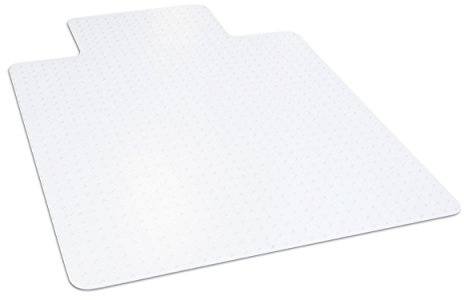 Dimex Office Chair Mat for Low Pile Carpet with Lip, 36 x 48, Clear