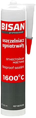 Generic Silicone Sealant Black 1600 °C 310 ml High Temperature Silicone Adhesive BISAN