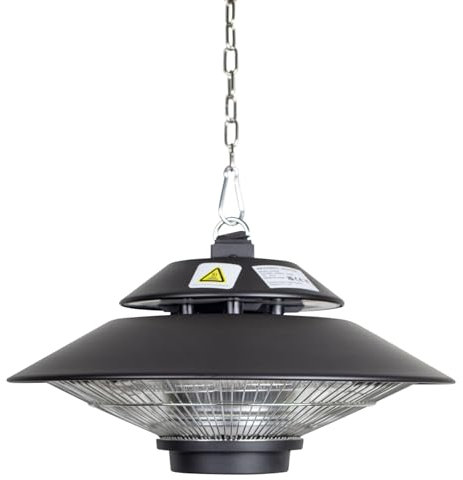 SIP Infrared Halogen Heater 230V 1.5kW Hanging Electric Patio Heater with Remote Contol 5118 BTU/hr