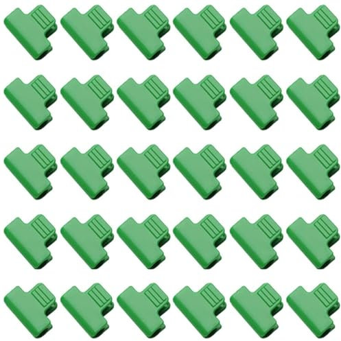 DOETYD Lot de 30 colliers de serrage pour serre de 11 mm - Clips de fixation pour filet de protection de serres, tunnels, arceaux de jardin, cadre d'ombrage - Pour fixation de serres, cadres d'abris