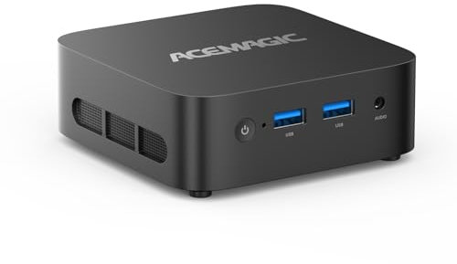 ACEMAGICIAN Vista Mini V1 Mini PC, Windows 11 Pro, Twin Lake-N N150 (hasta 3,6 GHz), 16GB DDR4 1024GB M.2 2280 SSD, Mini Ordenador De Sobremesa Gigabit Ethernet,4K UHD,para Negocios Oficina en Casa