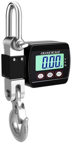 Báscula Colgante Electrónica Comercial Capacidad De 500kg Gancho Para Pantalla LCD Resistente Agua Básculas Para Grúas Peso Digital