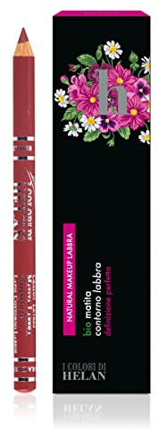 Helan, I Colori di Helan - Matita Labbra Morbida Facile da Stendere con Vitamina E Nutriente, Make Up Labbra Matte, Trucchi Donna a Lunga Durata - Matite Labbra Bio Definizione Perfetta, Rosa Cipria