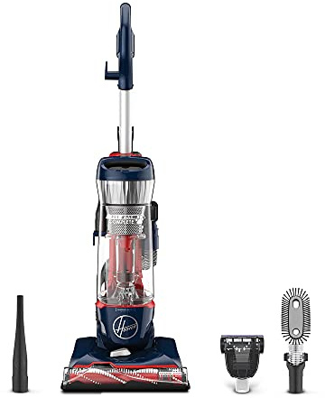 Hoover Pet Max Complete Bagless Upright Vacuum Cleaner, UH74110, Blue Pearl (Renewed)