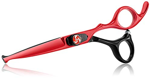 PURPLEBIRD Ciseaux Coiffure Enfant Tete Ronde Ciseaux Cheveux Débutant Ciseaux Effileur Professionnel 6 Pouces Acier Inoxydable Japonais 440C pour Coiffeur Etudiant Bébé Femme Homme