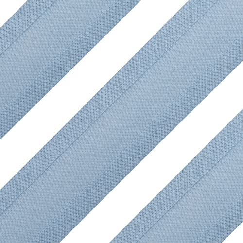Realm Bias Binding Tape, Cotton, 1 Inch / 25mm - 5 Metres (Sky Blue)