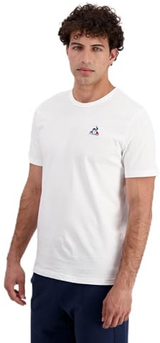 Le Coq Sportif Homme Ess Tee N°1 M T-Shirt, Blanc, M EU