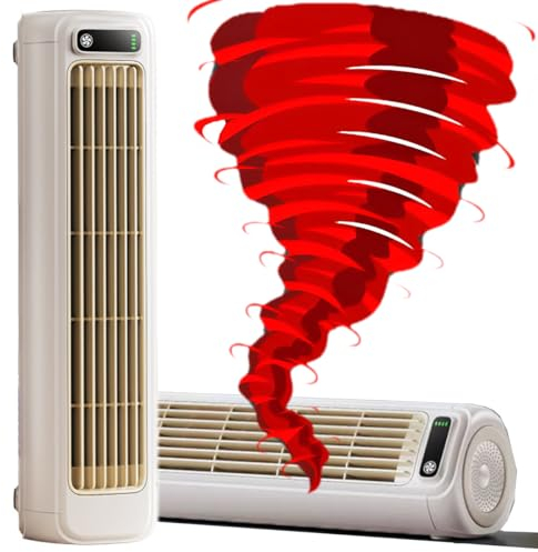 BLOOOK Outfany Cooling Ace,Shirem Cooling Ace,Turbo Ventilator Kabellos Elektrolüfter(3 Stufen,Wandmontage,Tischventilator),Desk Fan für Schreibtisch Zuhause Büro