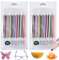 3D Stift Filament, 220 Stück 3D Doodler Stifte PCL Nachfüllpacks 2,5mm, 22 Farben 3D Druck Stifte Nachfüllungen für Kinder, 3D Stift Zubehör Materialien Set für 3Doodlers Pen Zubehör