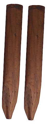 Piquets De Clôture en Bois pour Bordures De Pelouse Décoration De Jardin Clôture De Parterre De Fleurs Utilisation Extérieure