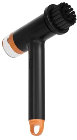 Tmboryuu Electric Power Scrubbers Cordless Design 5 Replaceable Brushes Head Rechargeable Deeply Cleaners For Kitchen Sink Bathroom Tile Floor Grout ABS+PC Cordless Cleaning Brushes For Household Use