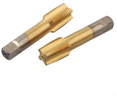Durashmall Set di strumenti di riparazione per filettatura del pedale della bicicletta, destro e sinistro, 9/16-20 pollici, in acciaio al carbonio, kit di manutenzione manovella in alluminio per