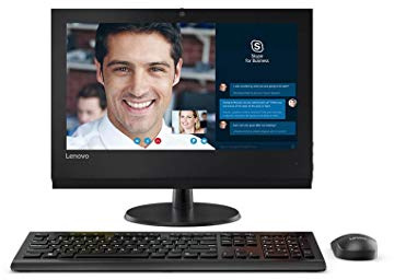 Lenovo ThinkCentre V310z Todo en uno Desktop Computer, Monitor de 19,5 Pulgadas, Intel Core i3-7100, 8 GB de RAM, SSD de 256 GB, Teclado QWERTY US, Wi-Fi, Bluetooth, Windows 11 Pro (reacondicionado)