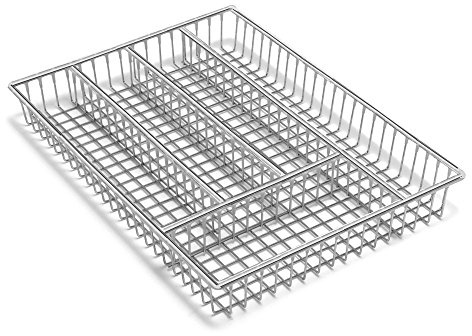 Addis 517507 Wire Drawer Organiser Chrome, 26.5 x 36.5 x 5 cm