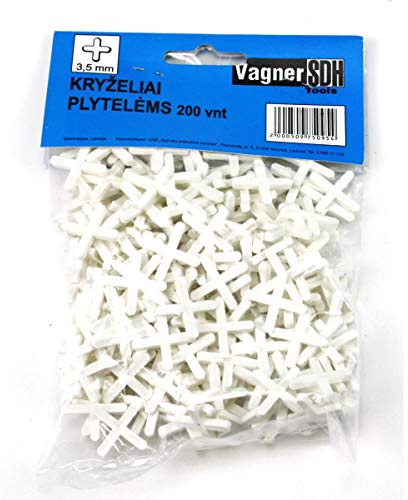 200 x Fugenkreuze 3,5 mm Fliesenabstandhalter Fliesenkreuze Abstandhalter