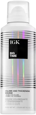 IGK Big Time Volumen- und Verdickungsmousse für Unisex, 170 ml