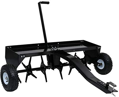 Tidyard Scarificateur Gazon Aérateur de pelouse pour tondeuse Ride-on 102 cm