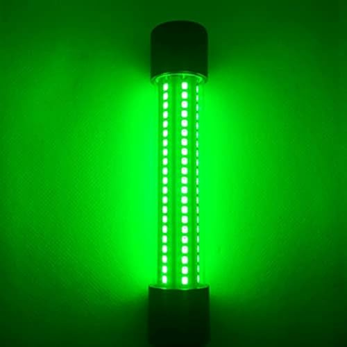 WESLITE 12V-24V 20W Lumière Verte Submersible pour Nocturne Pêche 126 SMD Lampe de Détecteur de Poisson Sous-marine Attirant la Lumière de Pêche Appât Lumière avec Câble 5M pour Pêche sur Glace (Vert)
