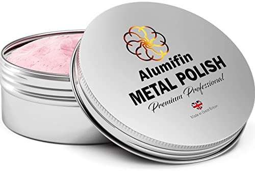 ALUMIFIN Metal Polish, 250g – Chrome Cleaner for Stainless Steel, Aluminum, Brass, Copper, High-Shine Polishing Compound.